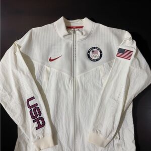 Nike White Team USA Jacket